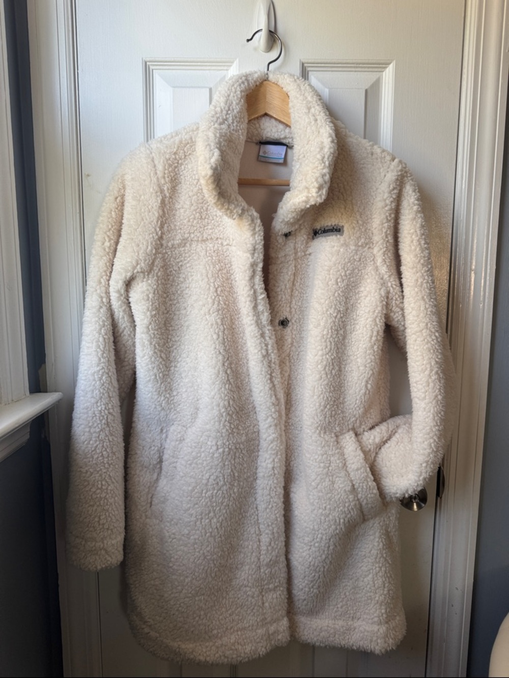 Columbia Cream Teddy Sherpa Coat